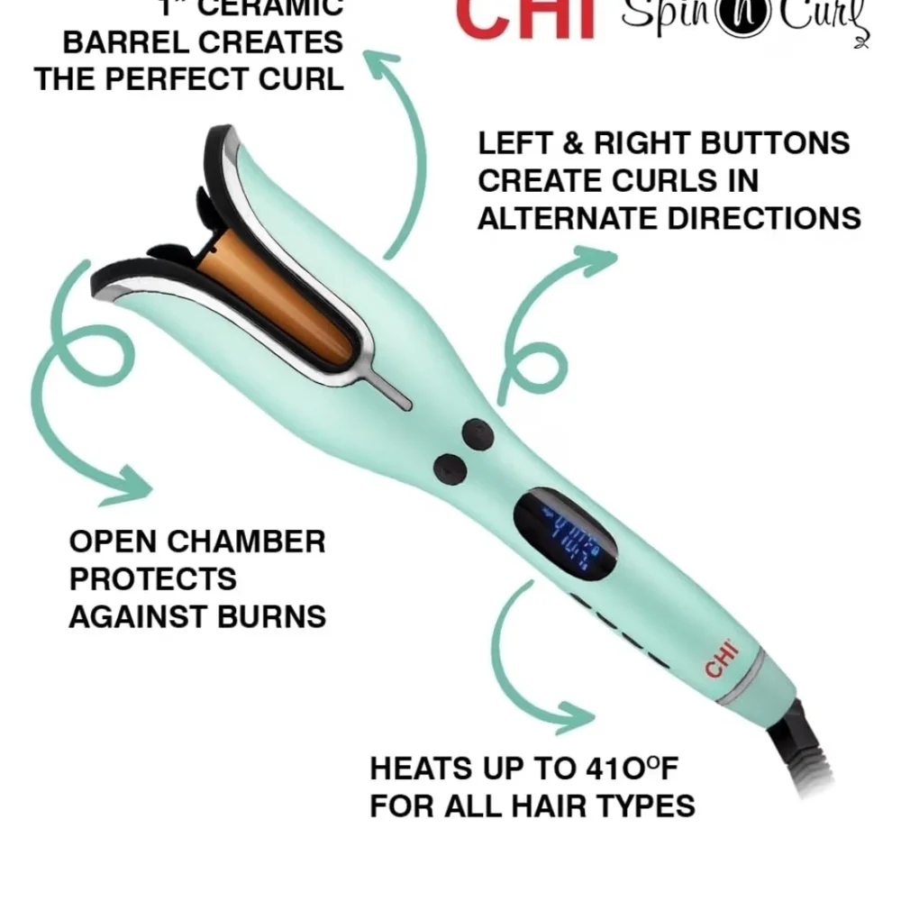 Chi Green Hair Styling Tool with Sleek Design - Picture 2 of 4